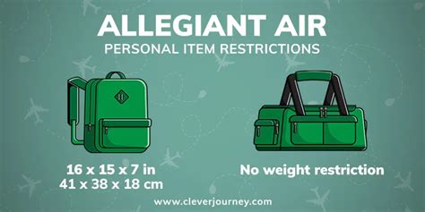 allegiant personal item restrictions.